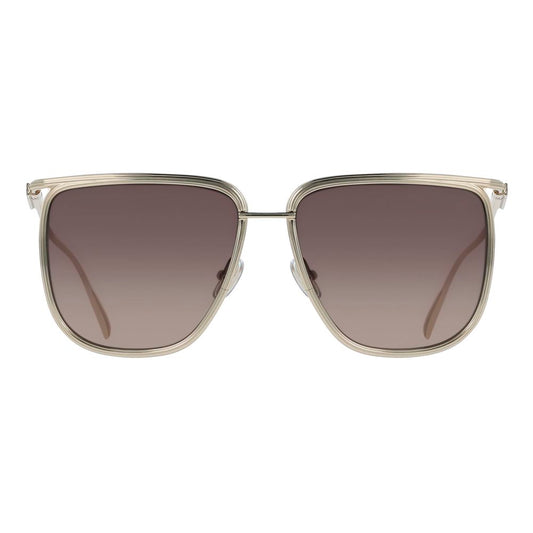 Ferragamo Gold Metal Sunglasses