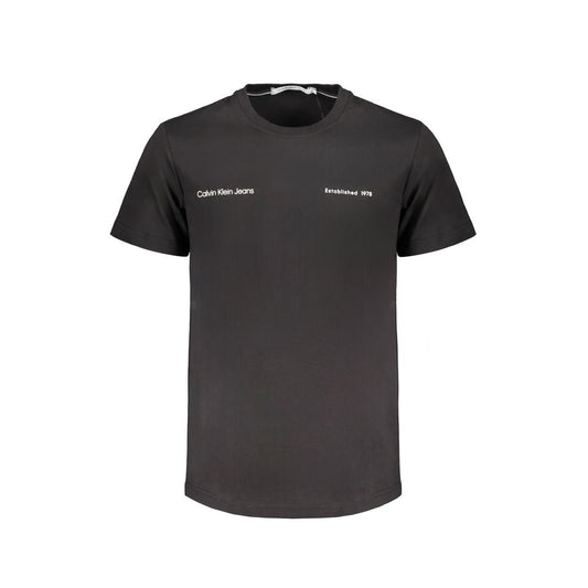 Calvin Klein Black Cotton Men's T-Shirt