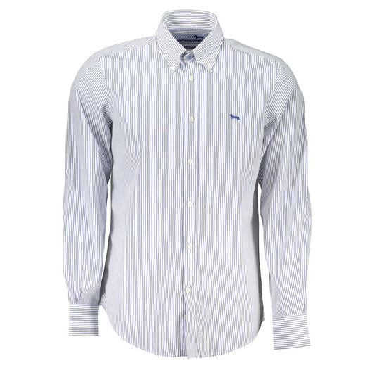Harmont & Blaine Blue Cotton Men's Shirt