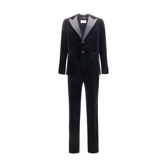 Ferragamo Black Cotton Tuxedo