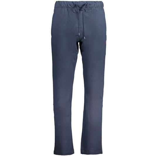 Gianmarco Venturi Blue Cotton Men's Trousers