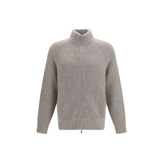 Brunello Cucinelli Gray Cashmere Cardigan