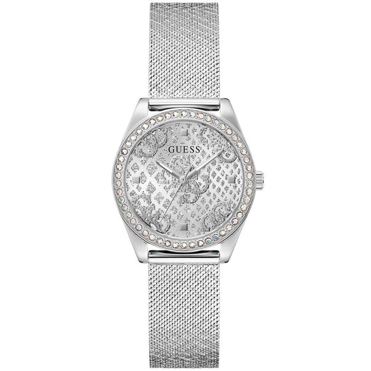 Guess Gray Stainless Steel Dress Watch