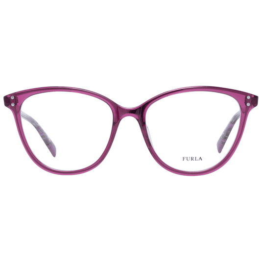 Gafas Furla elegantes de ojo de gato moradas para mujer