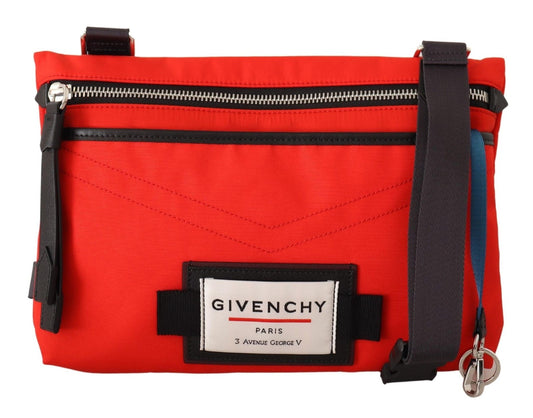 Bolso bandolera chic rojo y negro Downtown de Givenchy