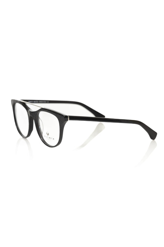 Montura unisex de acetato negro Frankie Morello