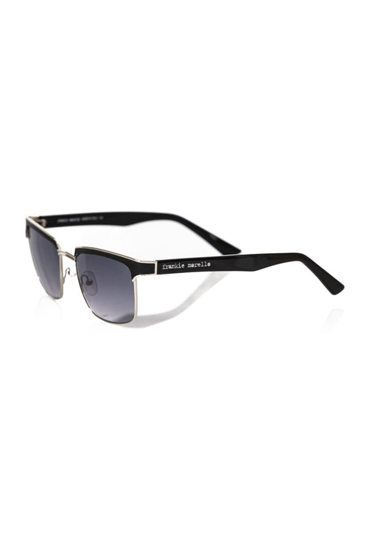 Gafas de sol Frankie Morello de fibra metálica negra para hombre