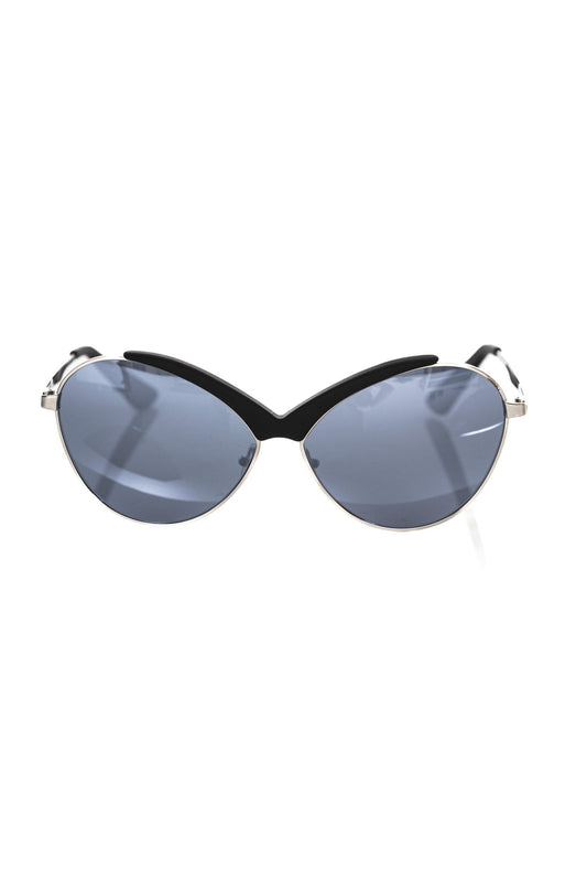 Gafas de sol Frankie Morello negras metalizadas para mujer
