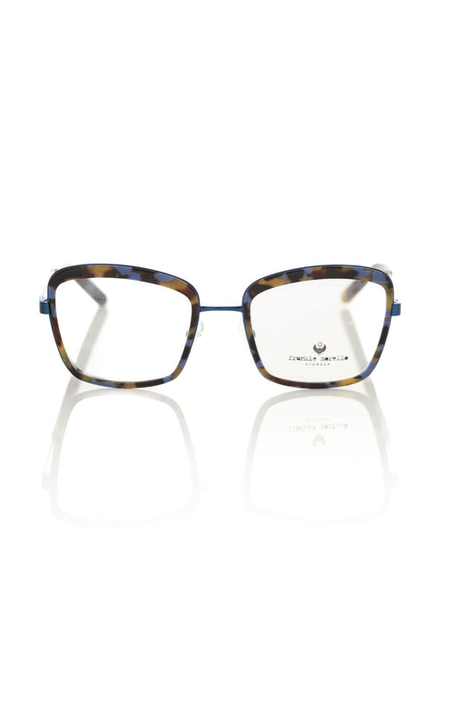 Montura de gafas para mujer Frankie Morello azul metalizado