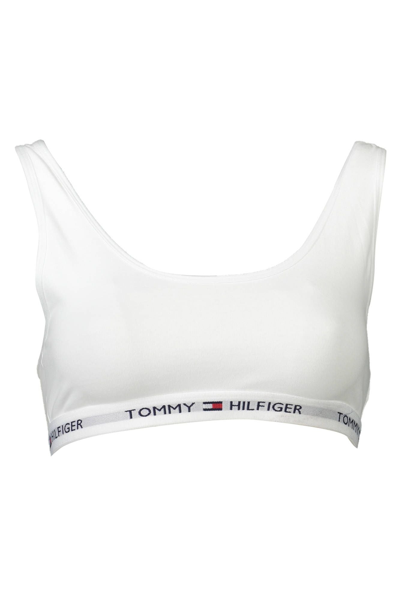 Tommy Hilfiger White Cotton Women Sports Bra