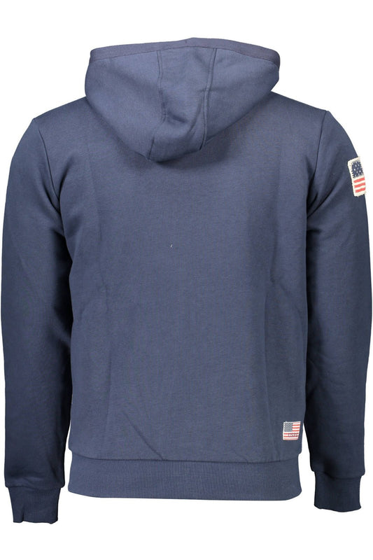 U.S. POLO ASSN. Blue Cotton Men Sweater