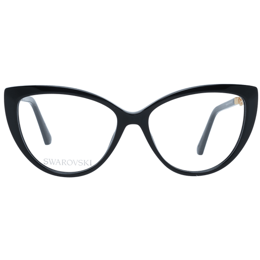 Gafas de diseño elegantes con cristales Swarovski en forma de ojo de gato en color negro