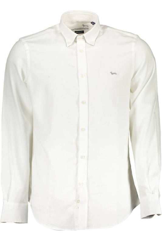 Harmont & Blaine White Cotton Men Shirt