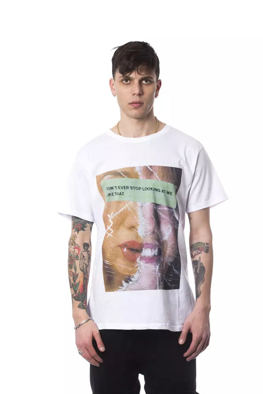 Camiseta blanca de algodón para hombre de Nicolo Tonetto