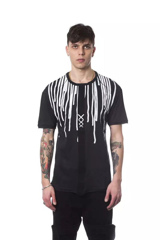 Camiseta de algodón negra para hombre de Nicolo Tonetto
