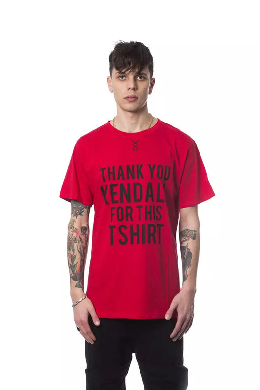 Camiseta de algodón roja para hombre de Nicolo Tonetto