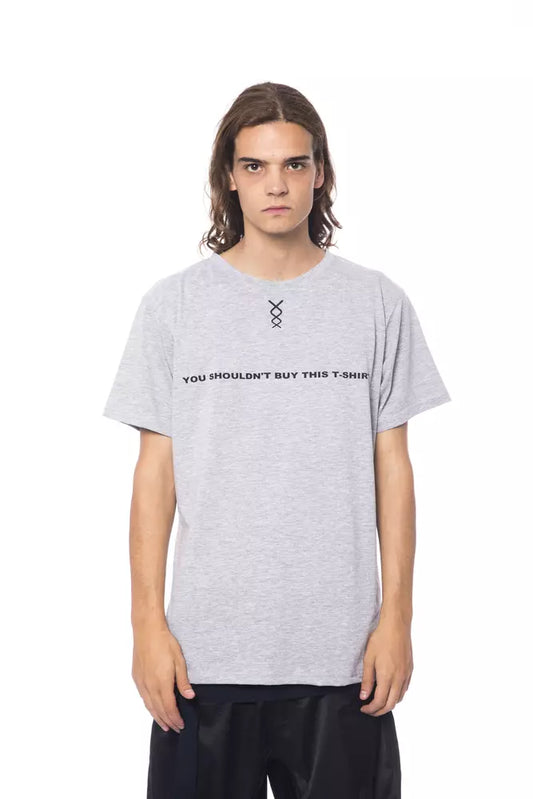Camiseta de algodón gris para hombre de Nicolo Tonetto