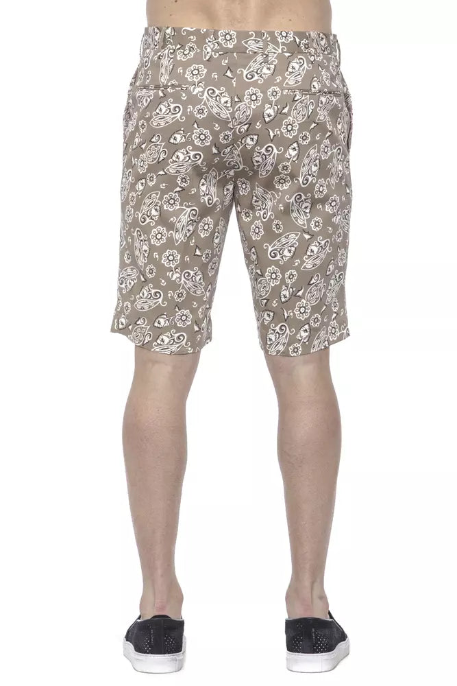 PT Torino Beige Cotton Men Short