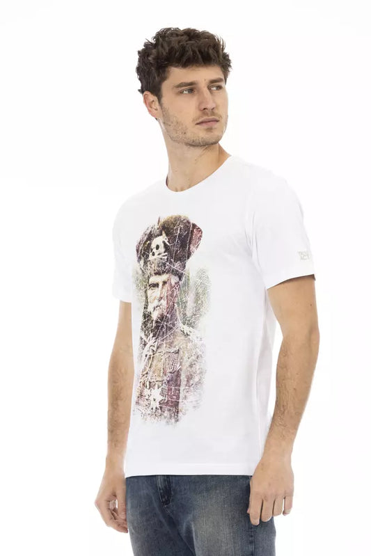 Camiseta Trussardi Action de algodón blanco para hombre