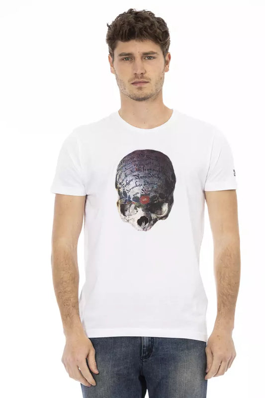 Camiseta Trussardi Action de algodón blanco para hombre