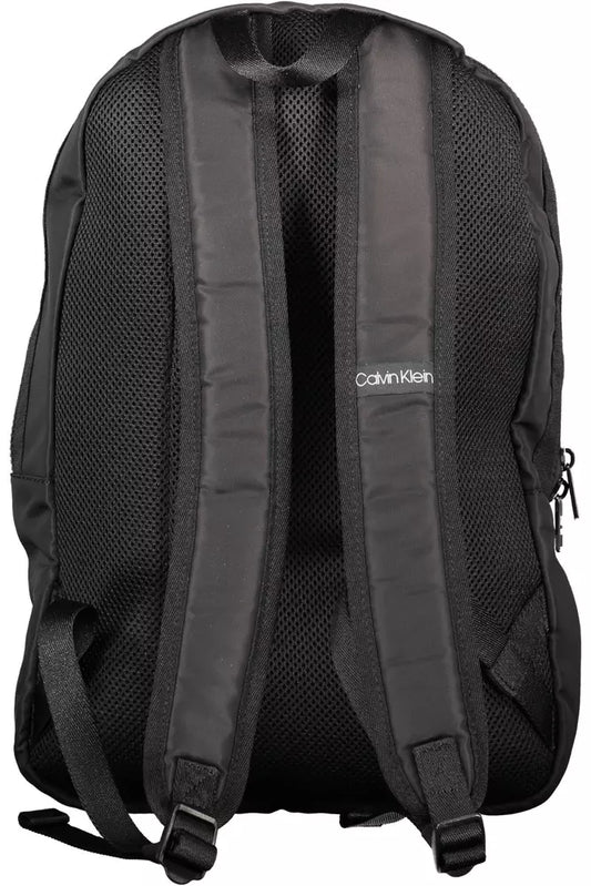 Calvin Klein Black Polyester Men Backpack