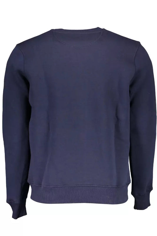 North Sails Blue Cotton Men Sweater