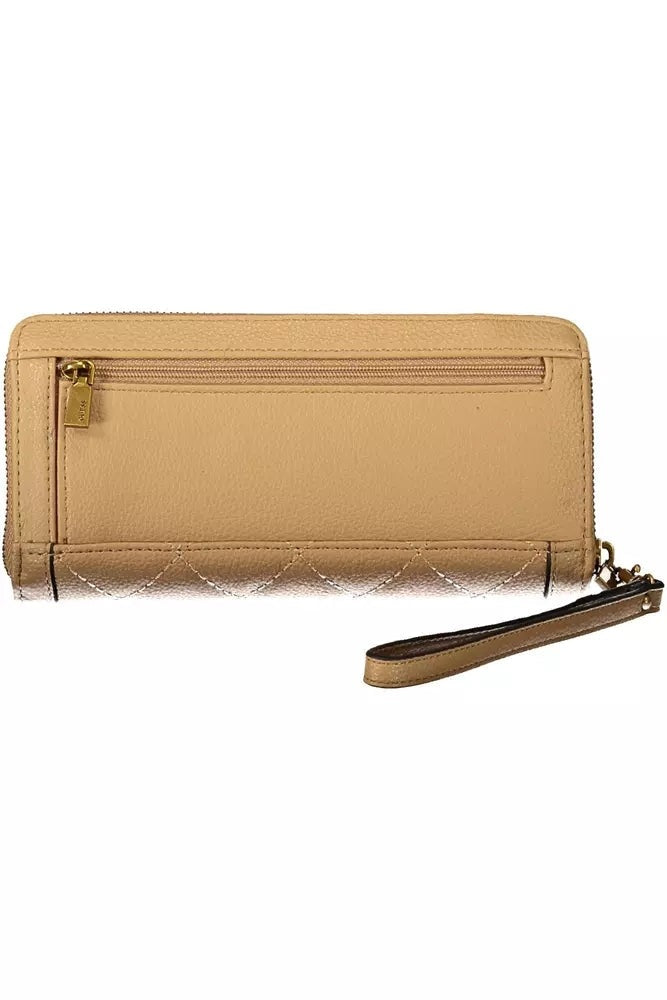 Guess Jeans Beige Polyethylene Women Wallet