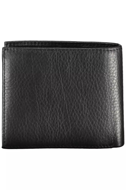 Tommy Hilfiger Black Leather Men Wallet