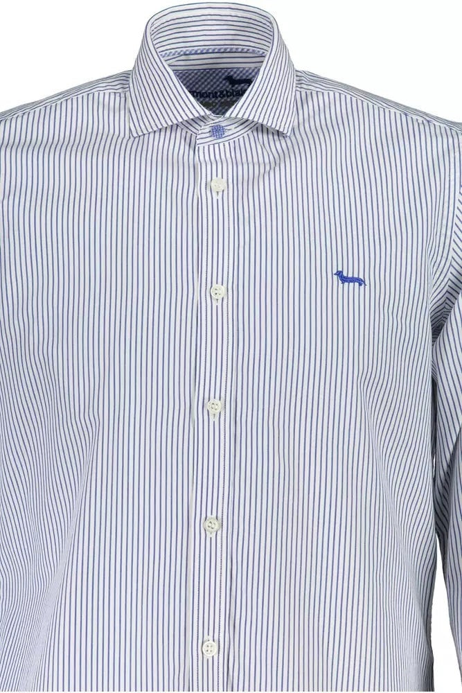 Harmont & Blaine White Cotton Men Shirt