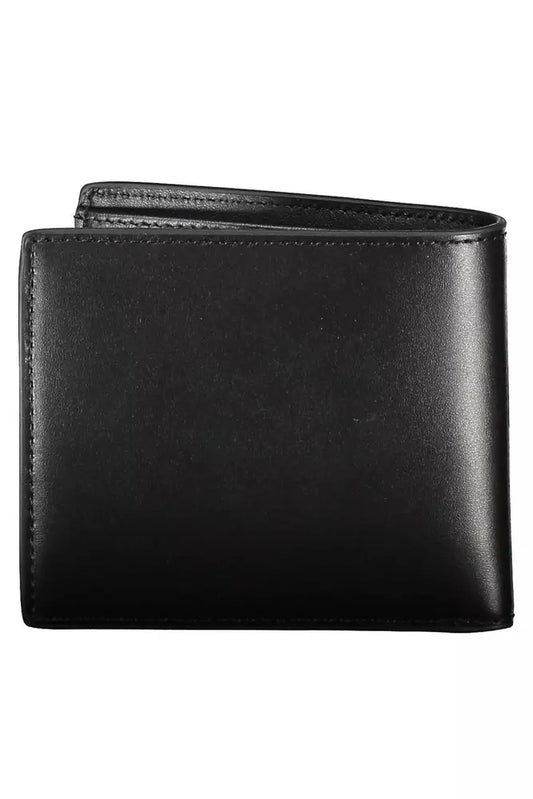 Tommy Hilfiger Black Leather Men Wallet