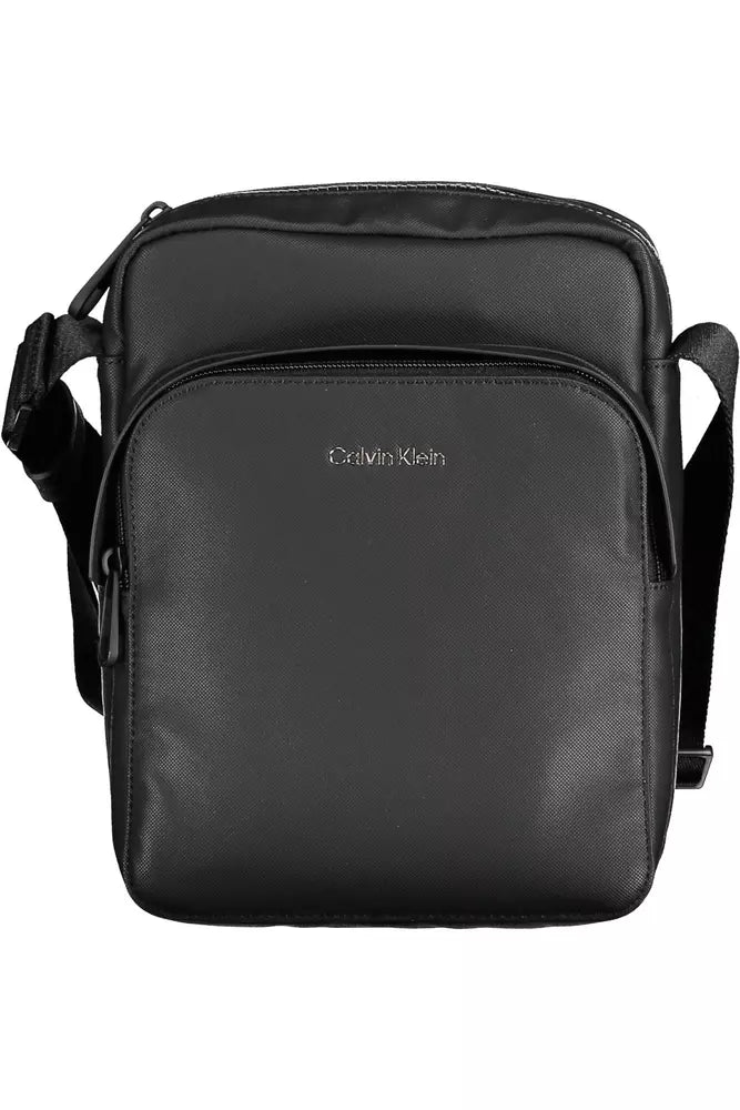 Calvin Klein Black Polyester Men Shoulder Bag