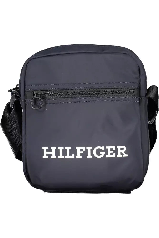 Tommy Hilfiger Blue Polyester Men Shoulder Bag