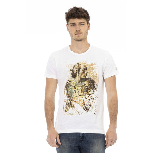 Camiseta Trussardi Action de algodón blanco para hombre