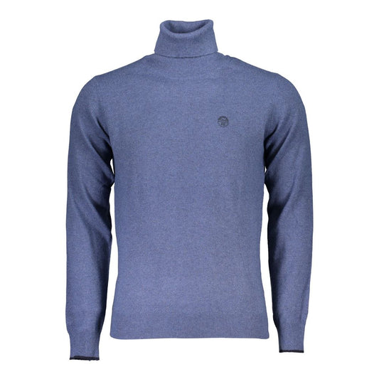 North Sails Blue Polyamide Men Sweater