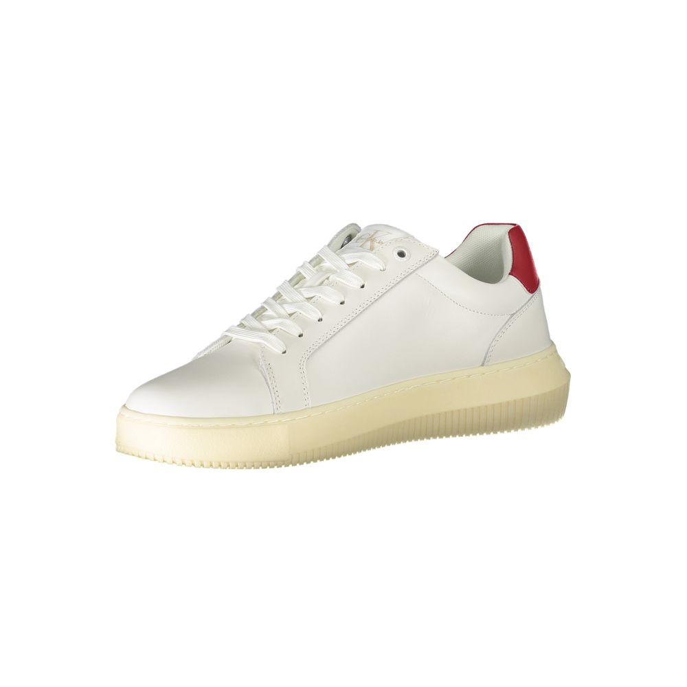 Calvin Klein White Polyester Sneaker