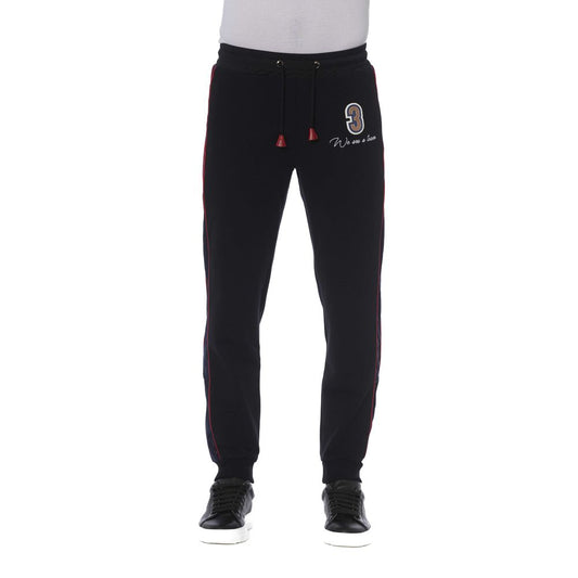 Pantalón deportivo Trussardi de algodón negro para hombre