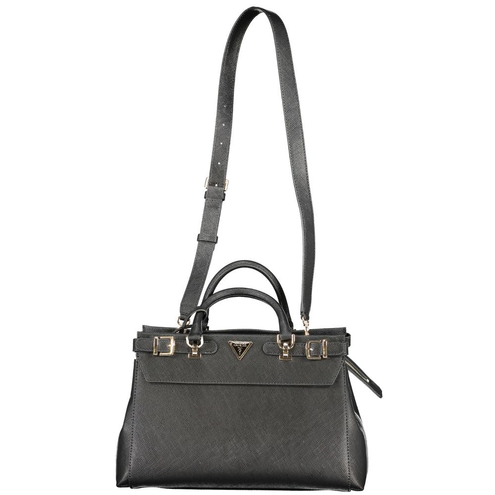 Guess Jeans Black Polyethylene Handbag