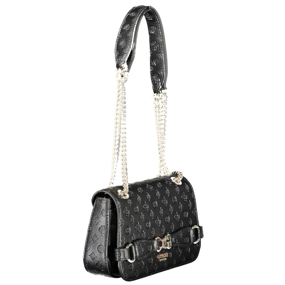 Guess Jeans Black Polyethylene Handbag