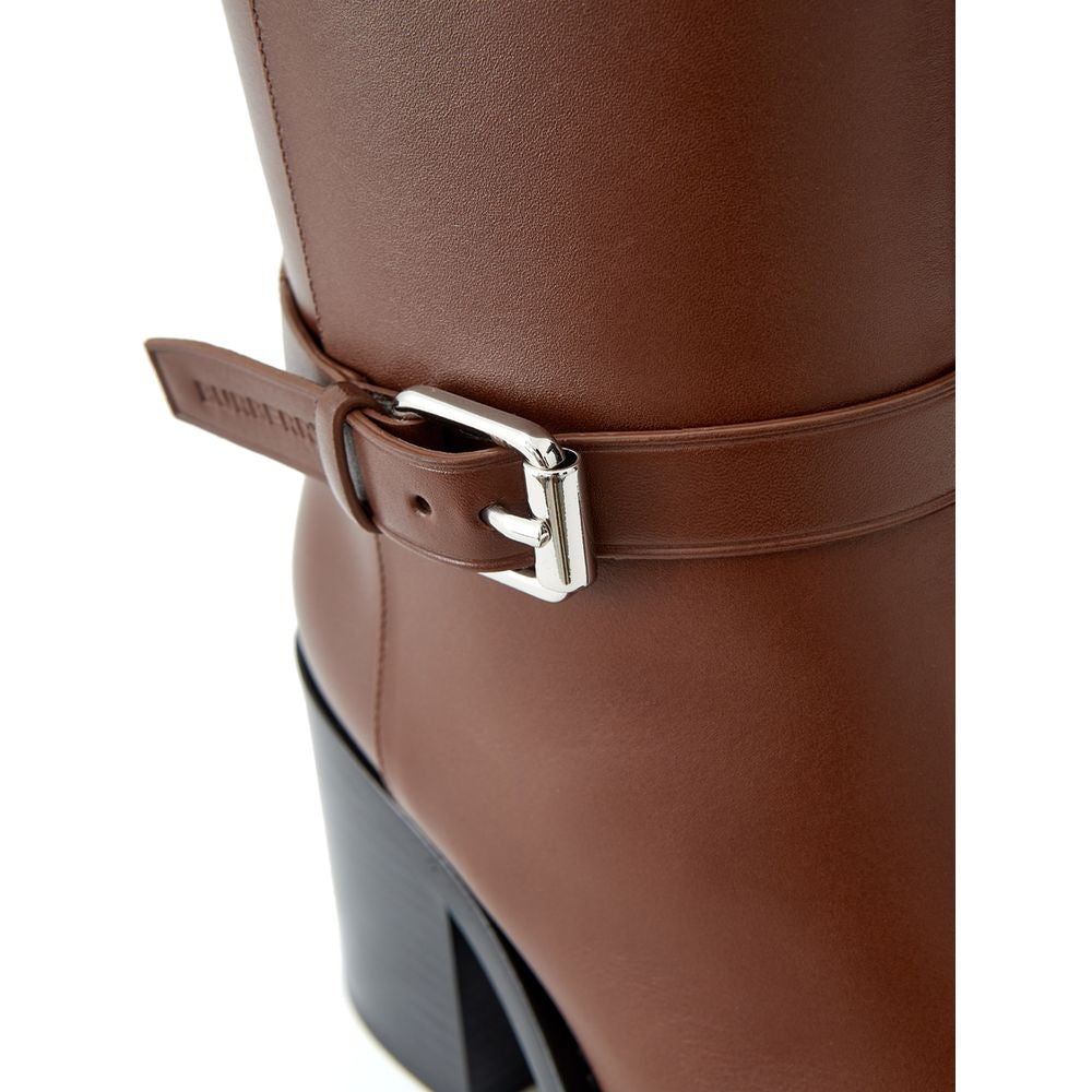 Burberry Brown Leather Boot