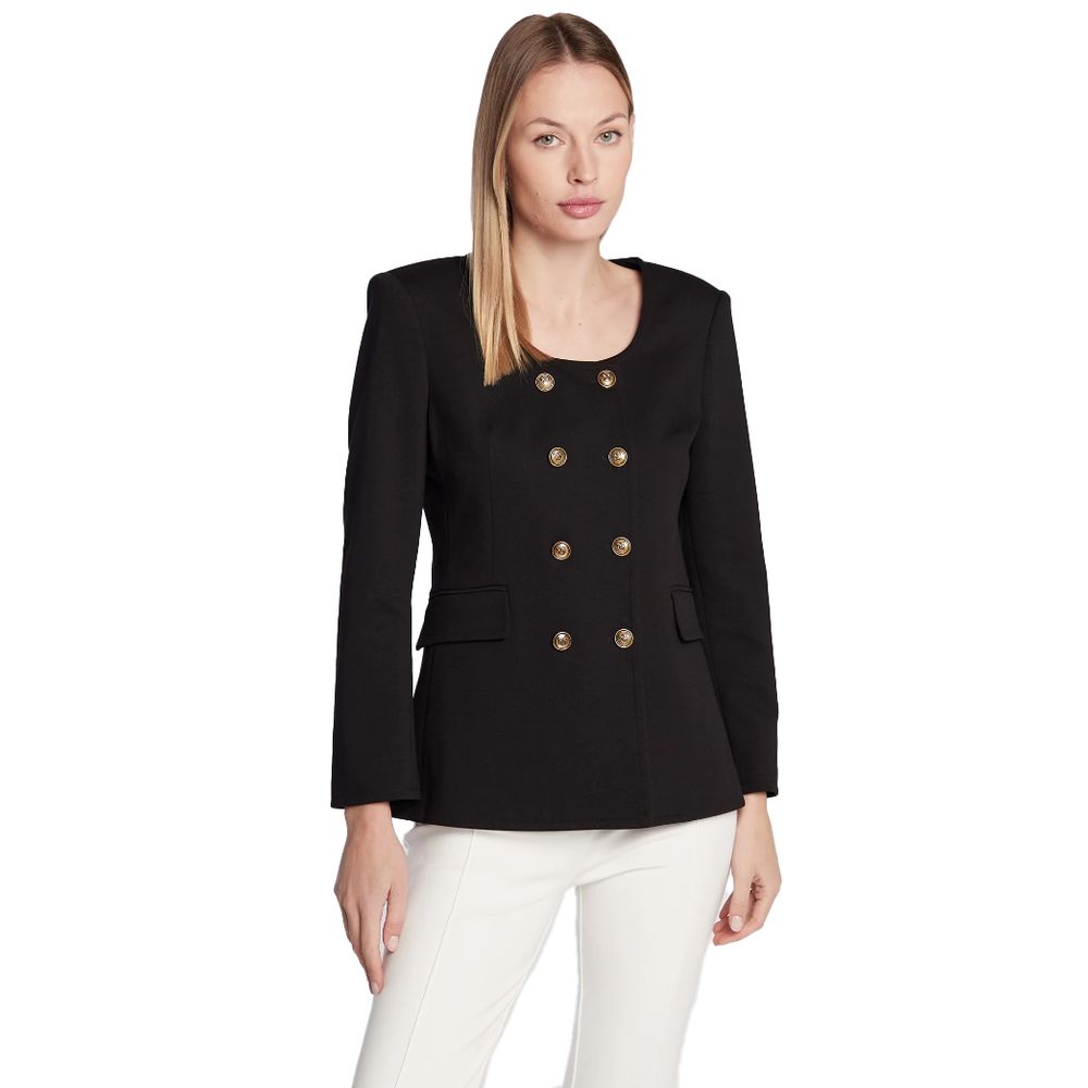 PINKO Black Viscose Suits & Blazer