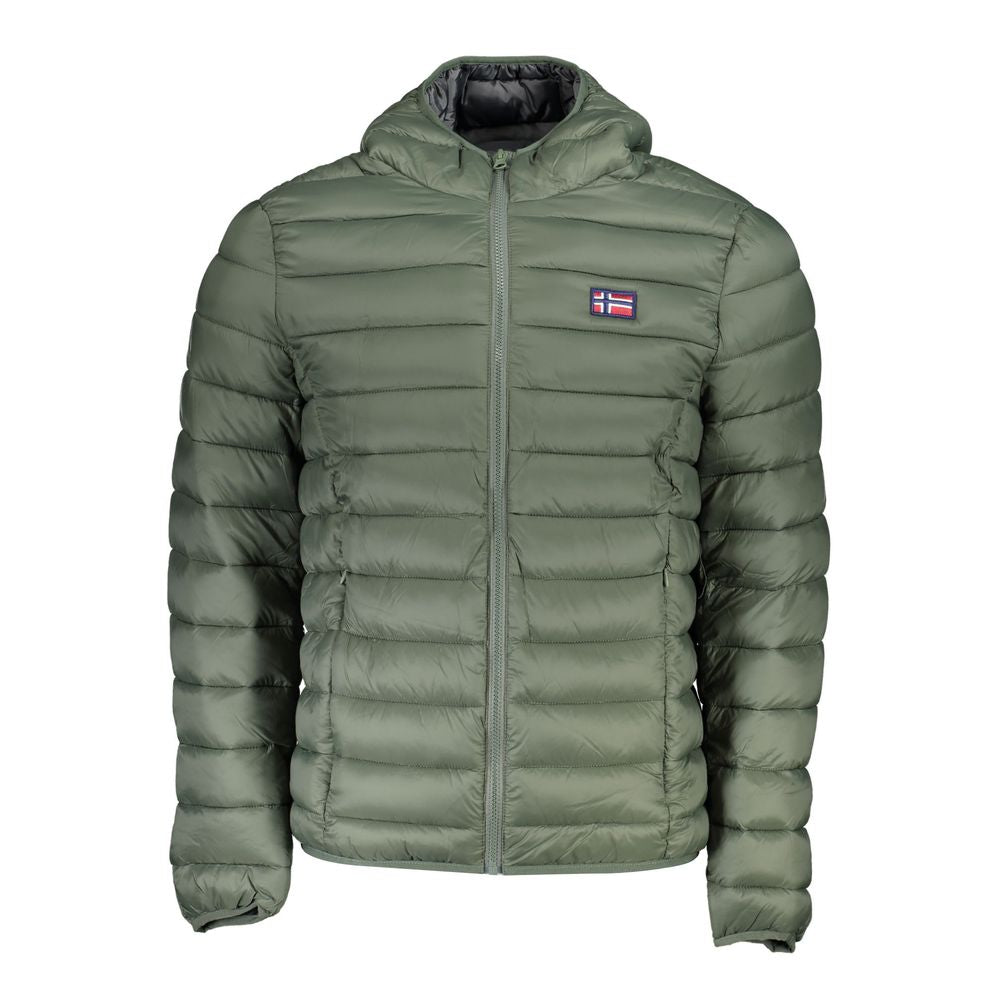 Norway 1963 Emerald Haven Polyamide Hooded Jacket