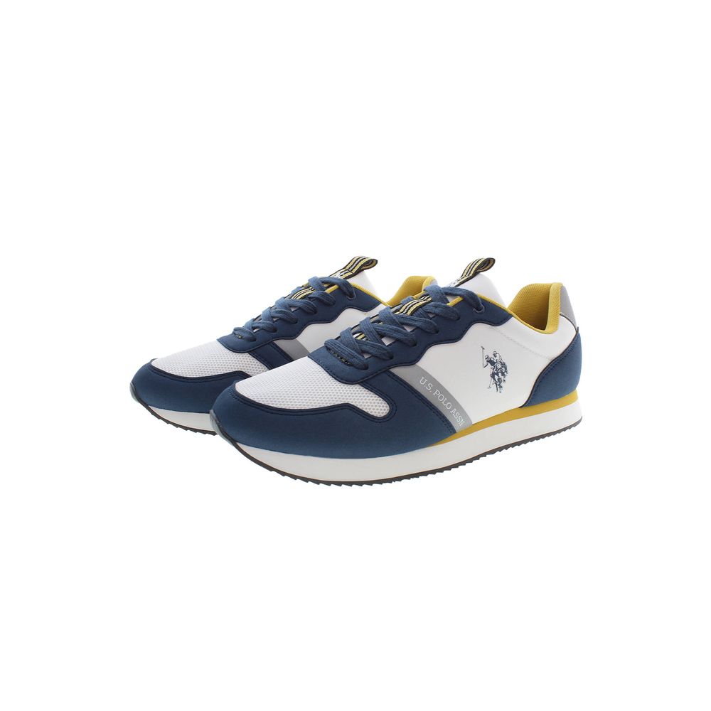 U.S. POLO ASSN. Blue Polyester Men Sneaker