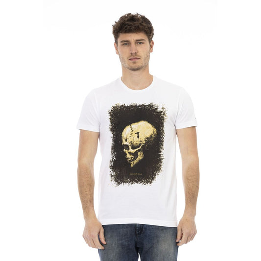 Camiseta Trussardi Action de algodón blanco para hombre