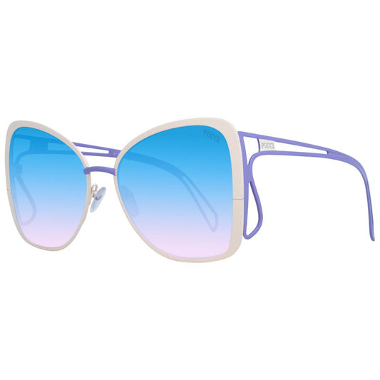 Gafas de sol Emilio Pucci color crema para mujer