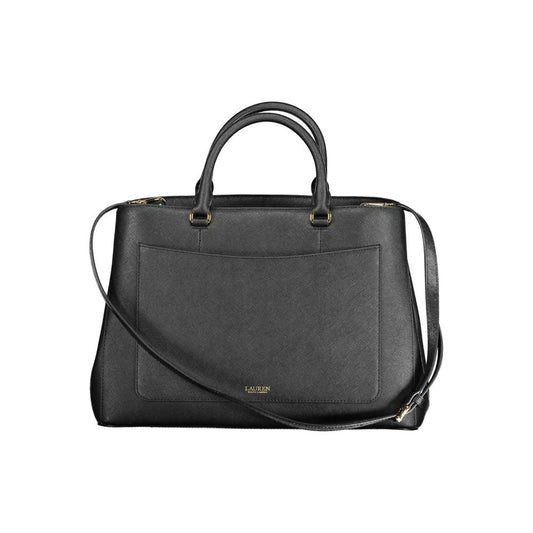 Ralph Lauren Black Leather Handbag