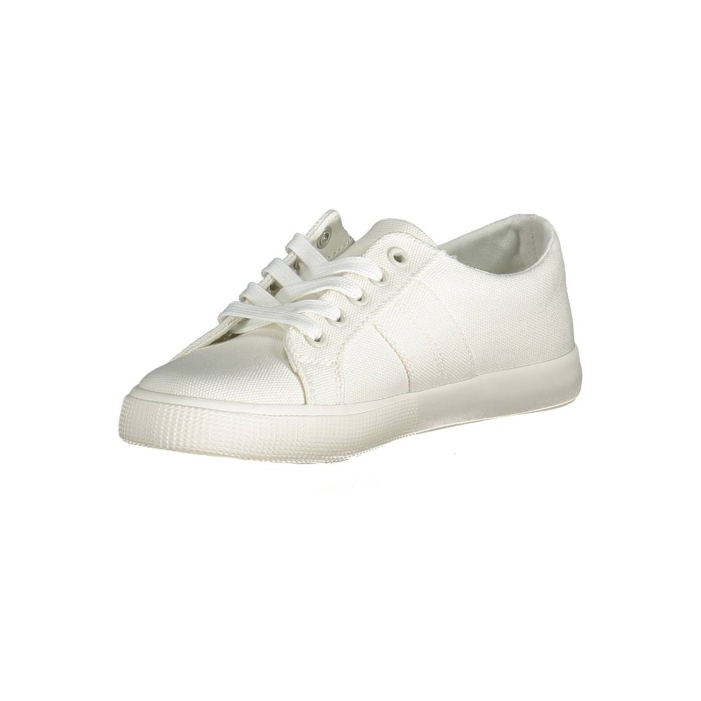 Ralph Lauren White Cotton Sneaker