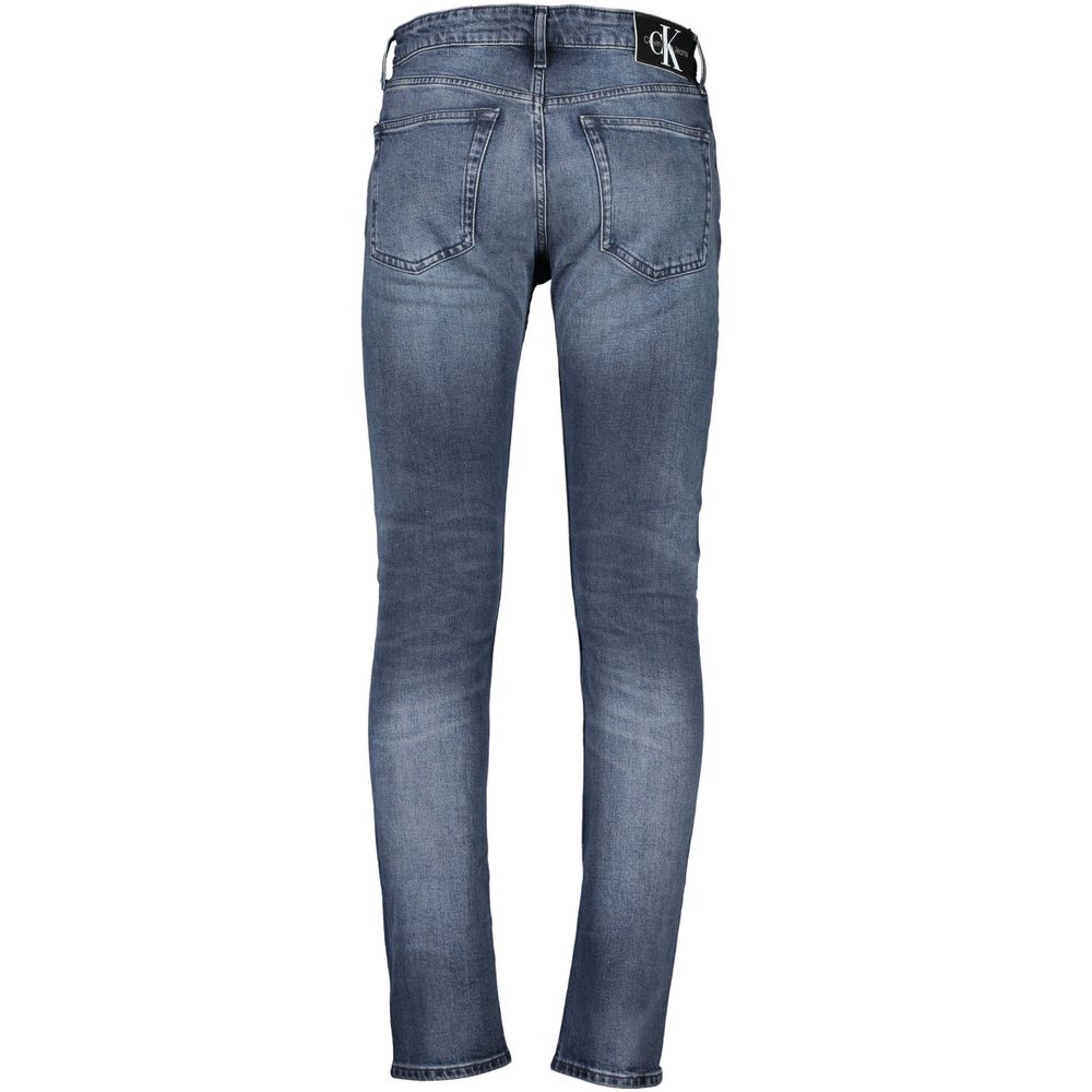 Calvin Klein Blue Cotton Jeans & Pant