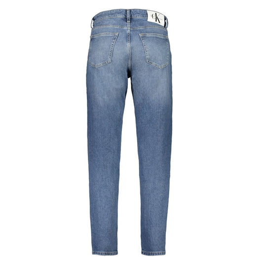 Calvin Klein Blue Cotton Jeans & Pant