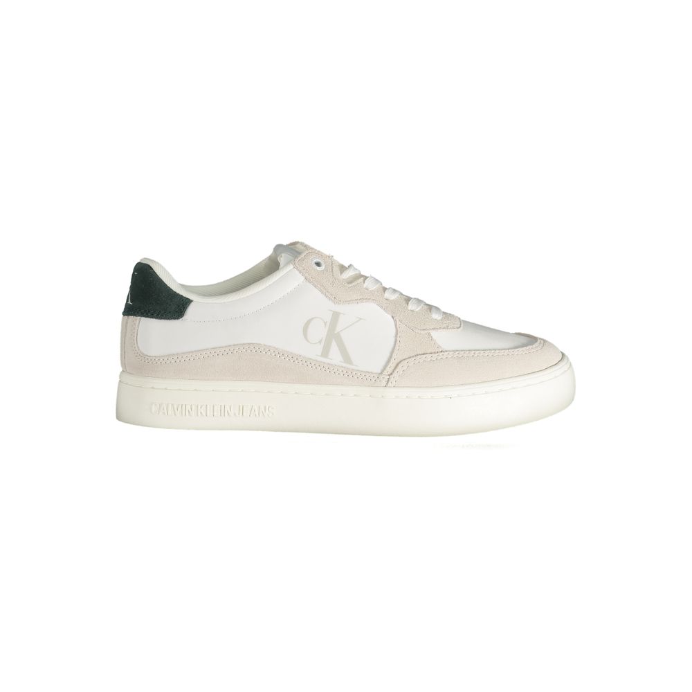 Calvin Klein White Polyester Sneaker