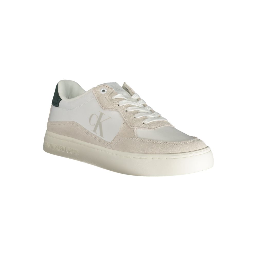 Calvin Klein White Polyester Sneaker